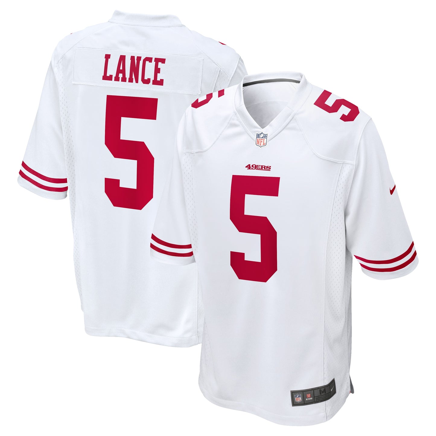 Trey Lance San Francisco 49ers Nike Game Jersey - White