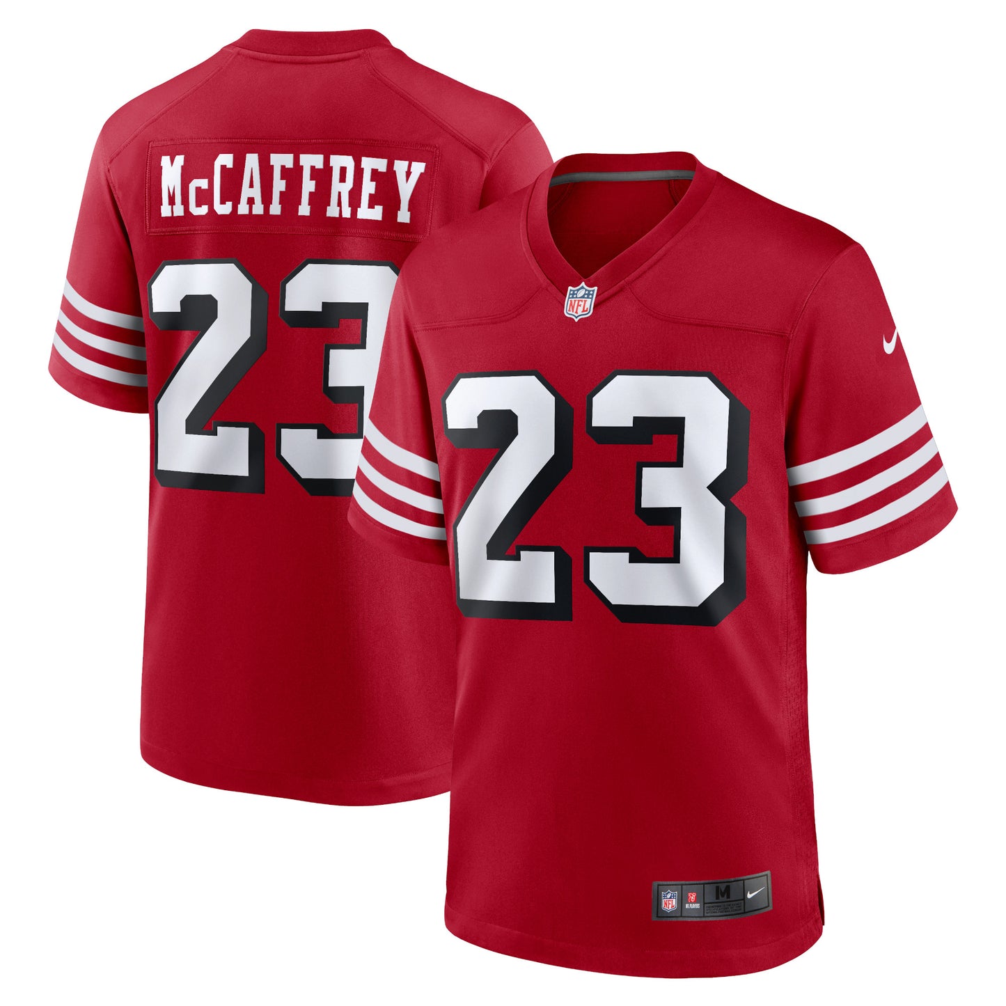 Christian McCaffrey San Francisco 49ers Nike Alternate Game Player Jersey - Scarlet