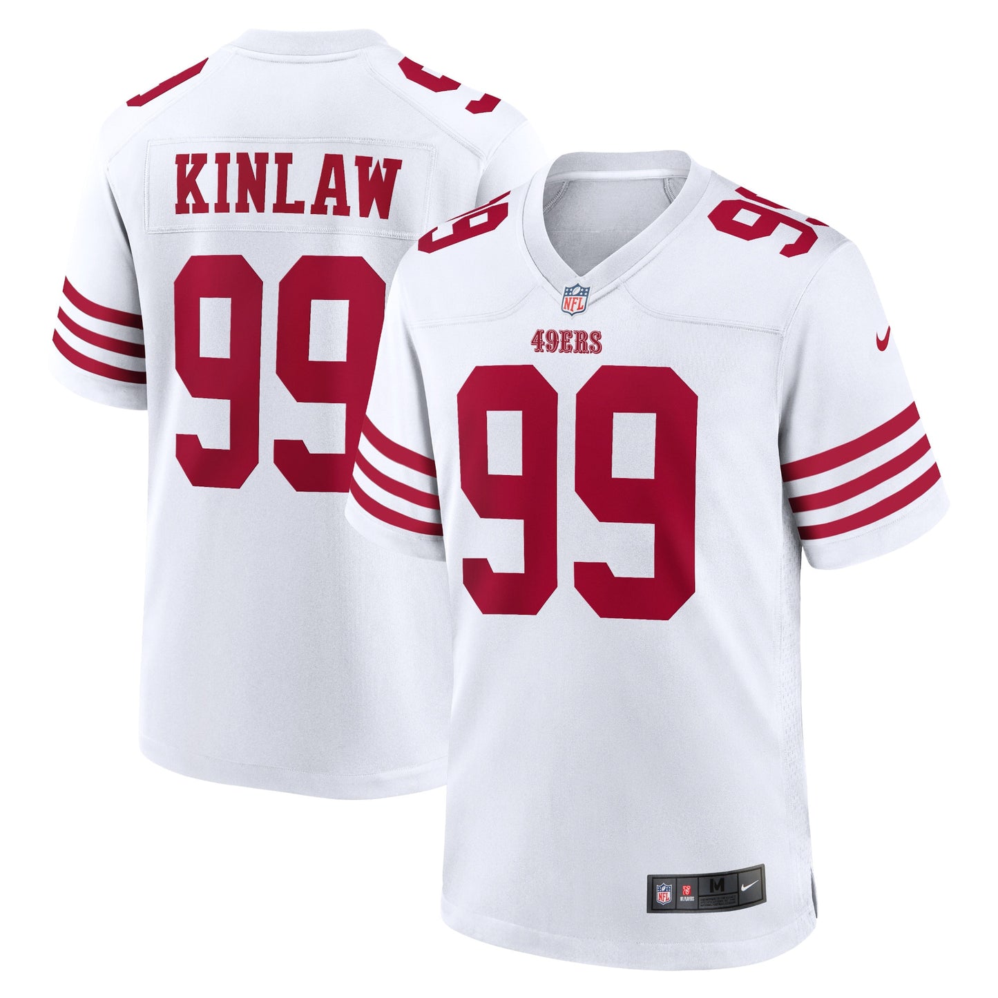 Javon Kinlaw San Francisco 49ers Nike Player Game Jersey - White