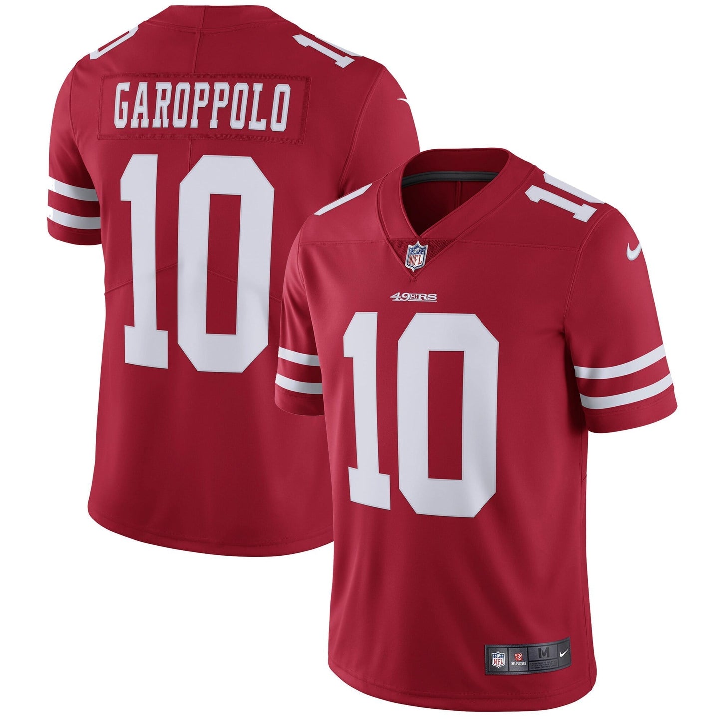 Men's Nike Jimmy Garoppolo Scarlet San Francisco 49ers Vapor Untouchable Limited Jersey