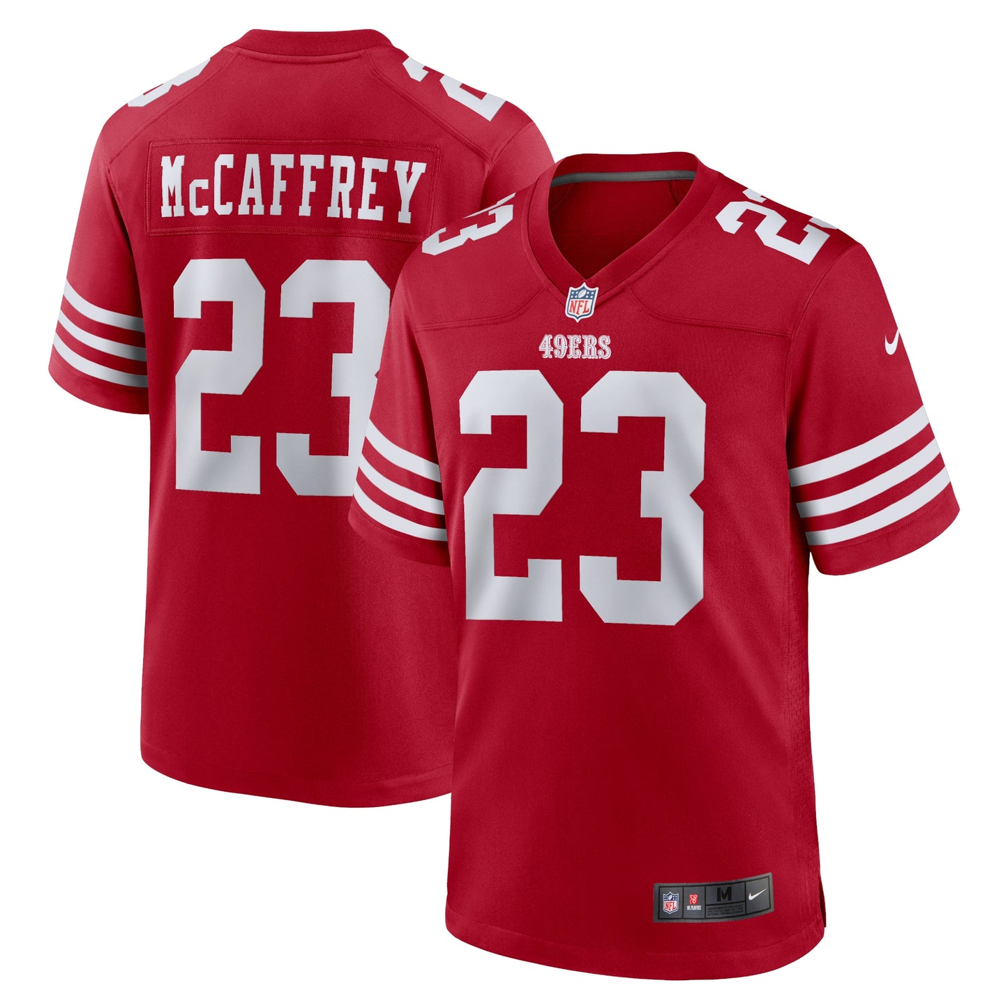 Christian McCaffrey San Francisco 49ers Nike Game Player Jersey - Scarlet
