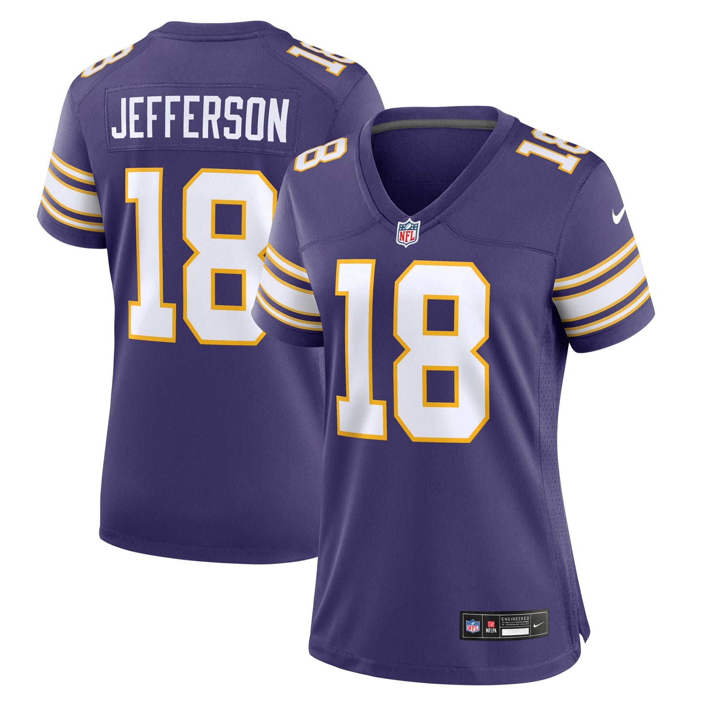Justin Jefferson Minnesota Vikings Nike Women's Player Jersey - Purple