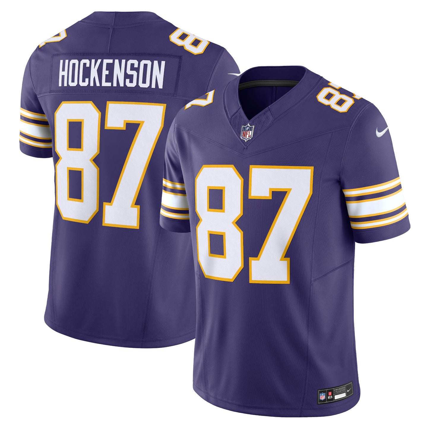 T.J. Hockenson Minnesota Vikings Nike Vapor F.U.S.E. Limited Jersey - Purple