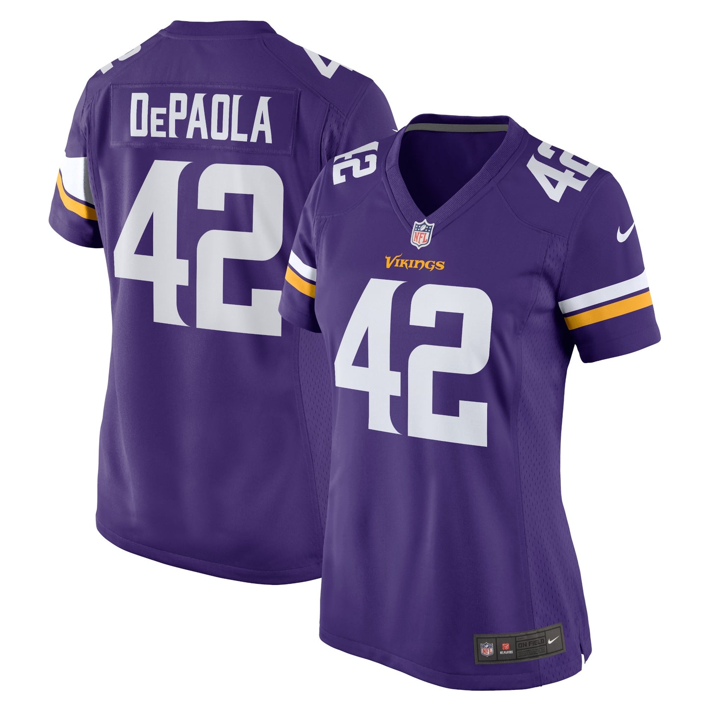 Andrew DePaola Minnesota Vikings Nike Women's Game Jersey - Purple