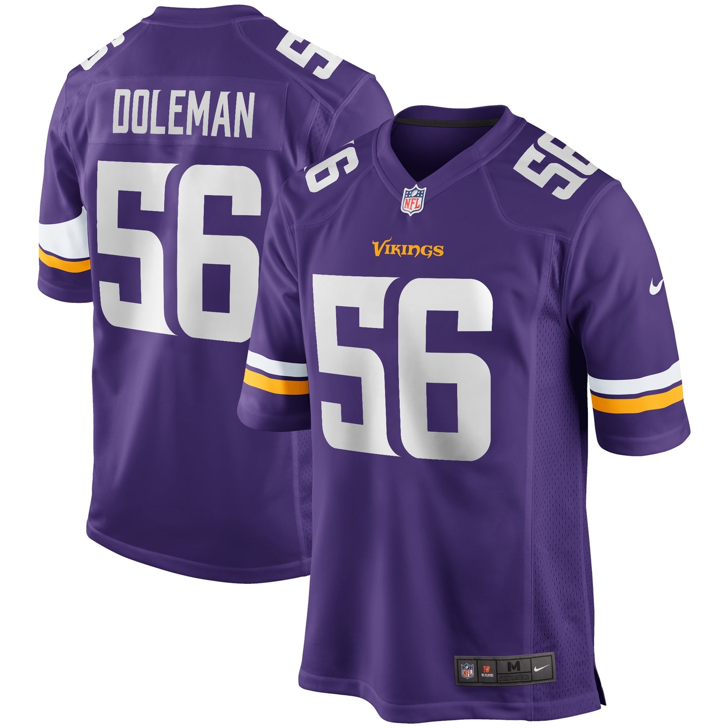 Chris Doleman Minnesota Vikings Nike Game Retired Player Jersey - Purple