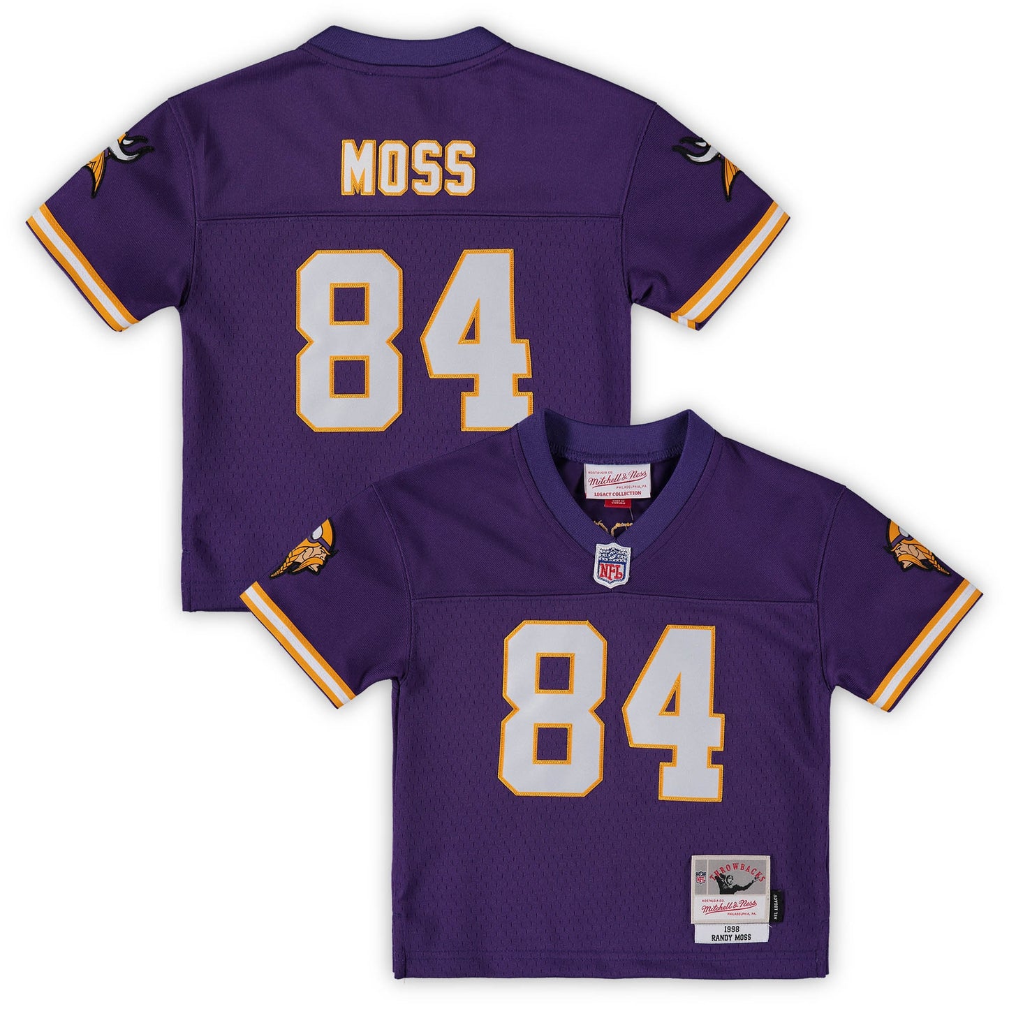 Randy Moss Minnesota Vikings Mitchell & Ness Toddler 1998 Retired Legacy Jersey - Purple