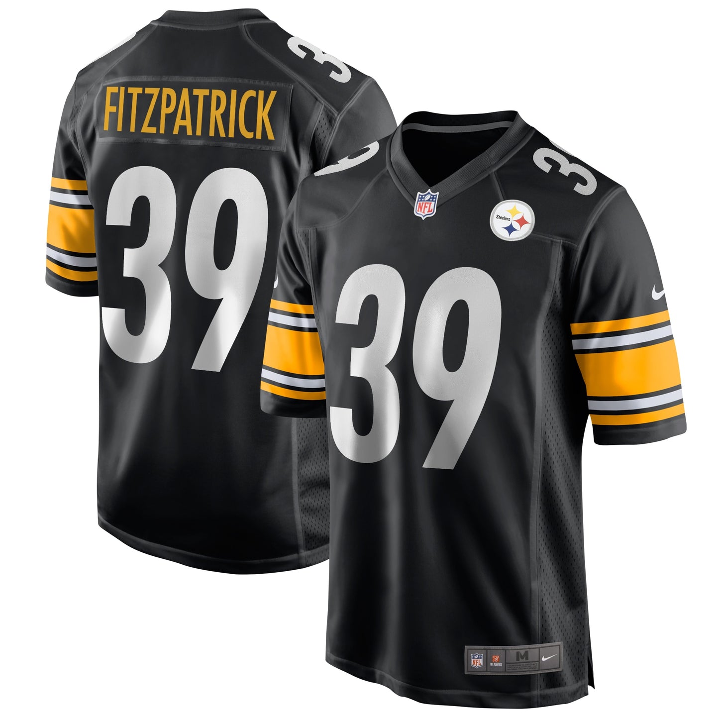 Minkah Fitzpatrick Pittsburgh Steelers Nike Game Jersey - Black
