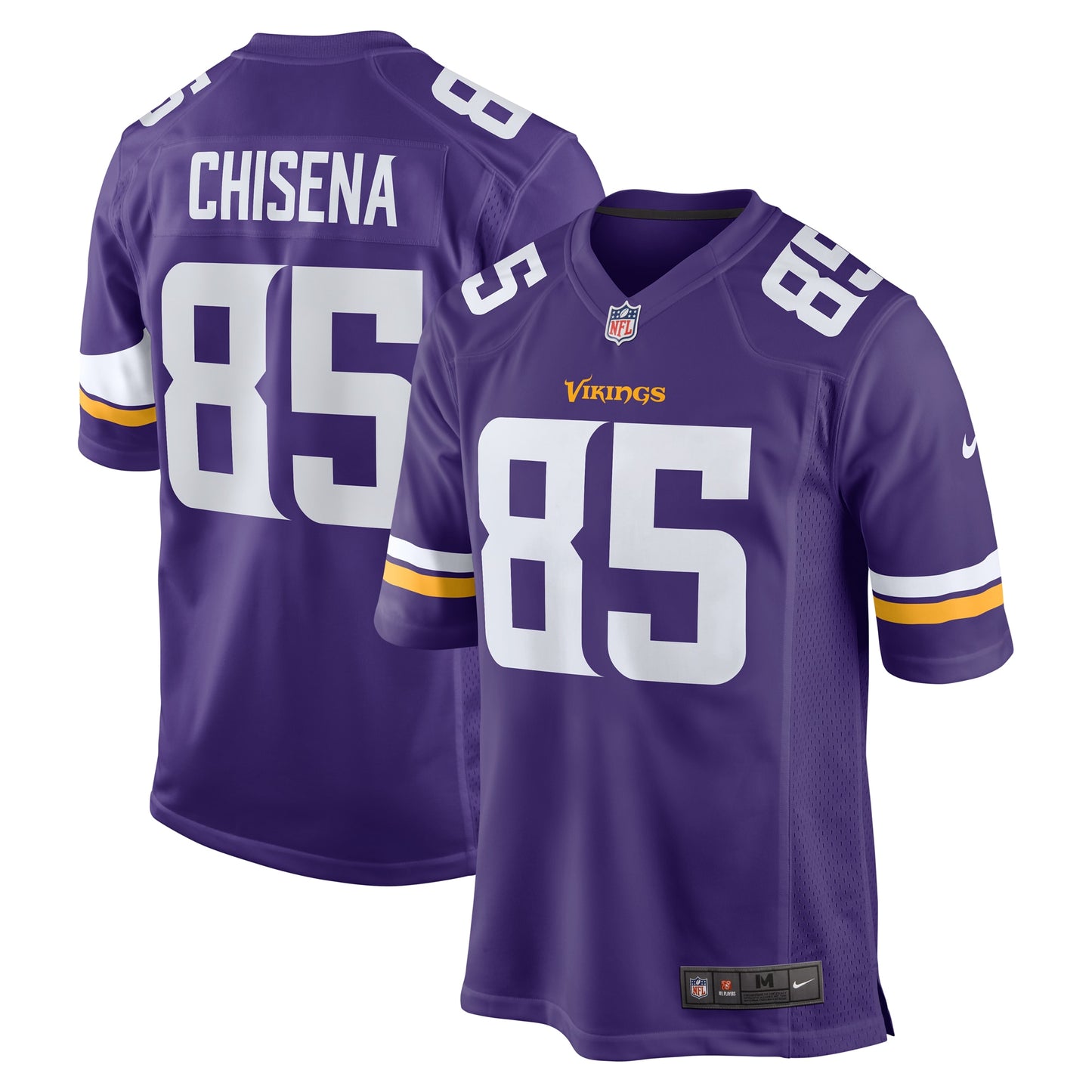 Dan Chisena Minnesota Vikings Nike Game Jersey - Purple