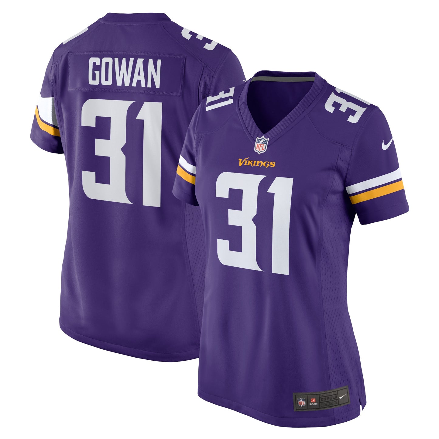 Tay Gowan Minnesota Vikings Nike Women's Home Game Player Jersey - Purple